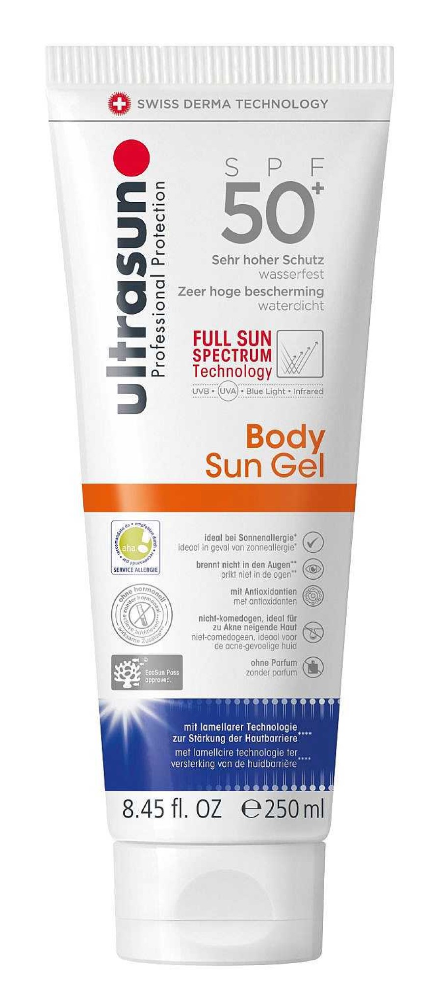 Pflege Ultrasun AG Sonnenschutz | Sun Gel Sf50+