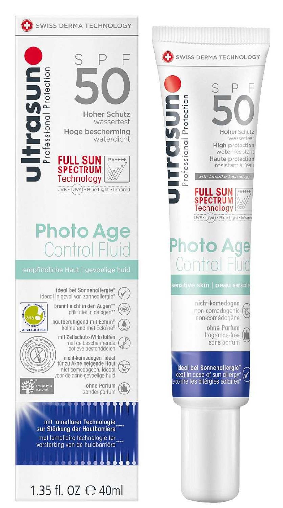 Pflege Ultrasun AG Sonnenschutz | Photo Age Control Fluid Spf50