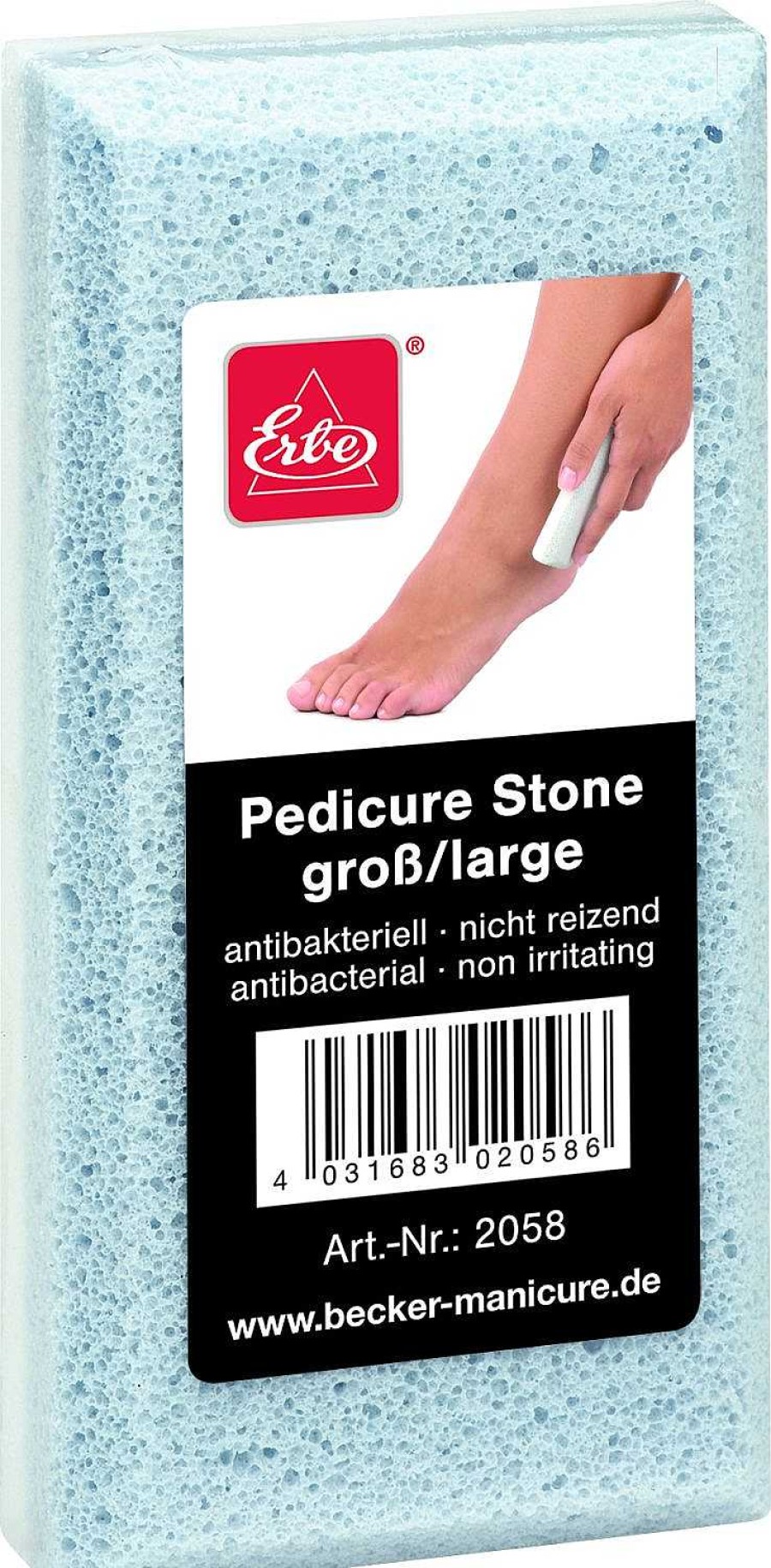 Pflege Becker Manicure Spezialpflege | Erbe Pedicure Stein Blau