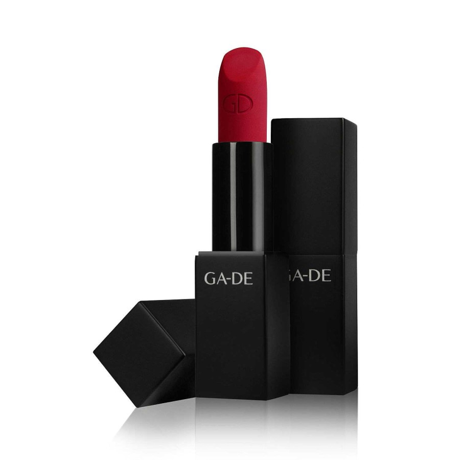 Make Up GA-DE Lippenstift | Velveteen Pure Matte Lipstick - 758 Iconic Red