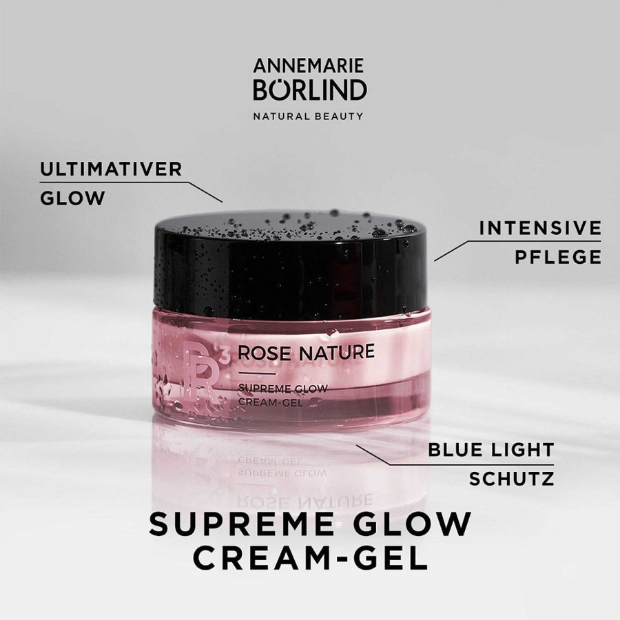 Pflege ANNEMARIE BÖRLIND Spezialpflege | Rose Nature Supreme Glow Cream-Gel