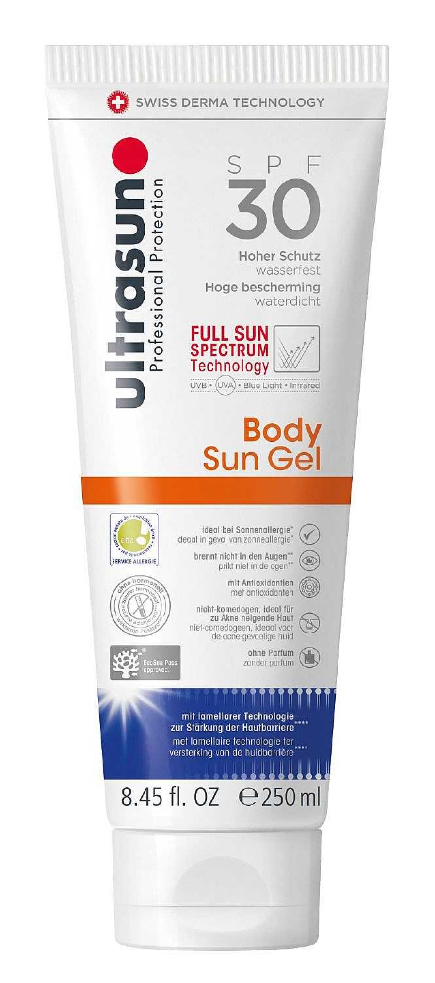 Pflege Ultrasun AG Sonnenschutz | Sun Gel Sf30