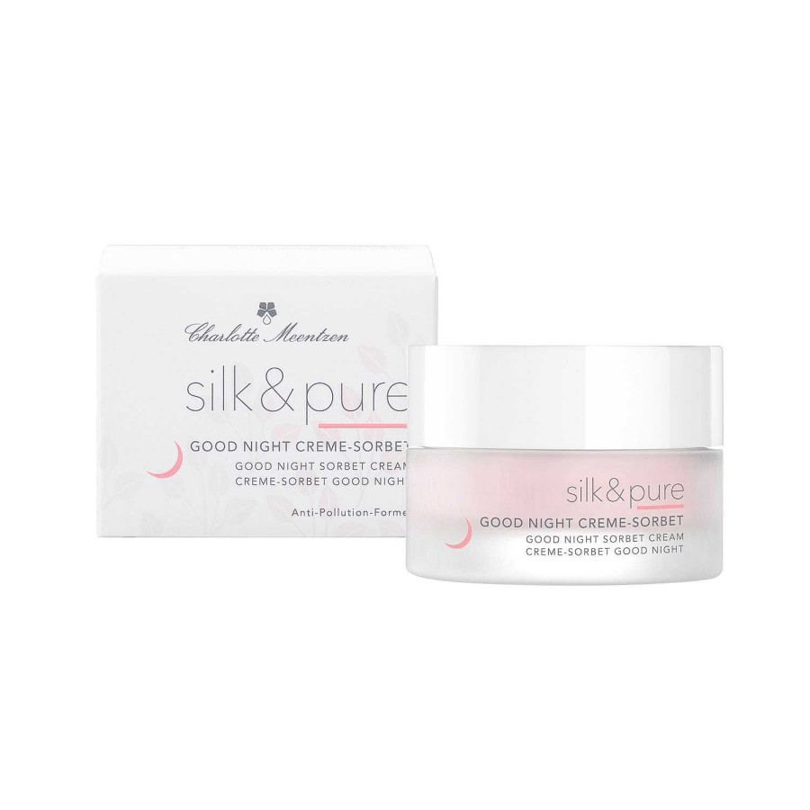 Pflege Charlotte Meentzen Nachtpflege | Silk & Pure Good Night Creme-Sorbet