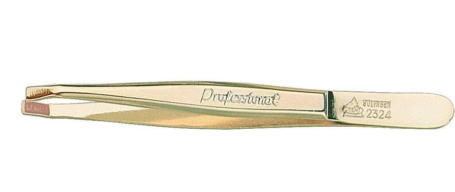 Accessoires Becker Manicure Manicure | Erbe Pinzette Professional Gold 9Cm